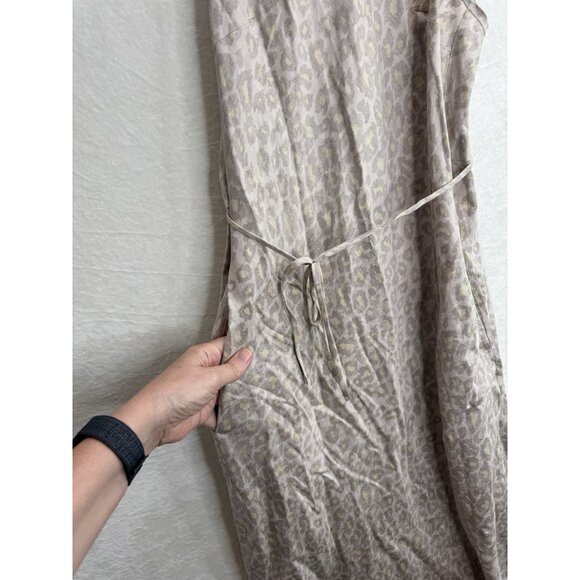 Raquel Allegra Anais Bias Cut Leopard Print Dress Size 1 US Medium - Picture 6 of 10